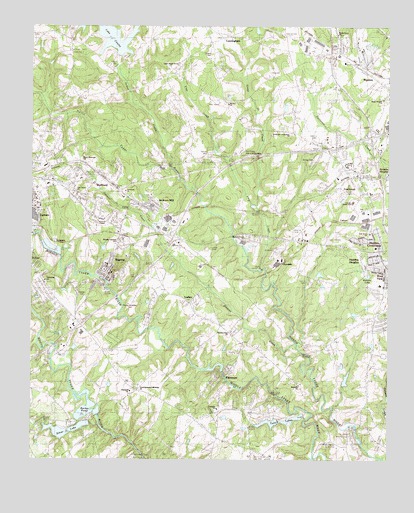 Wellford, SC USGS Topographic Map
