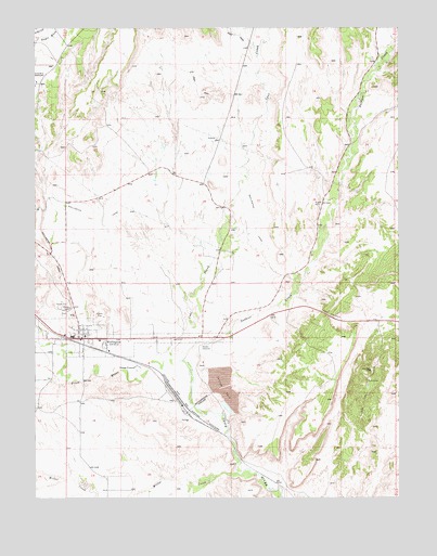 Wellington, UT USGS Topographic Map