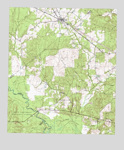 Wells, TX USGS Topographic Map