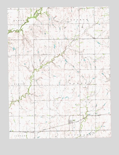 Wells, KS USGS Topographic Map