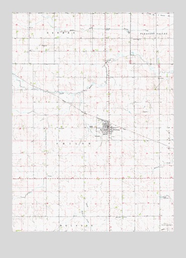 Wellsburg, IA USGS Topographic Map