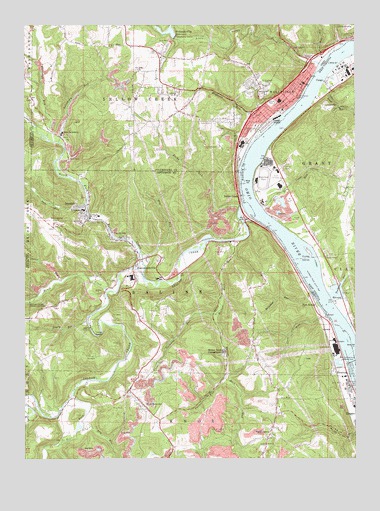 Wellsville, OH USGS Topographic Map