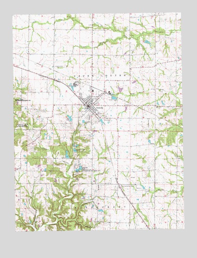 Wellsville, MO USGS Topographic Map