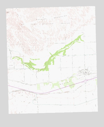 Wellton, AZ USGS Topographic Map