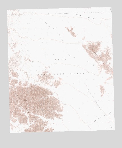 Wellton Hills, AZ USGS Topographic Map