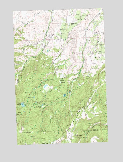 Wenatchee Heights, WA USGS Topographic Map