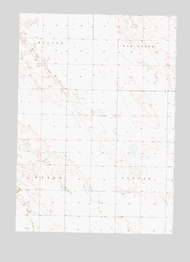 Wendte SE, SD USGS Topographic Map