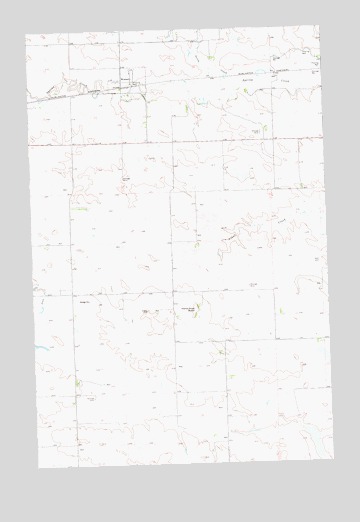 Werner, ND USGS Topographic Map