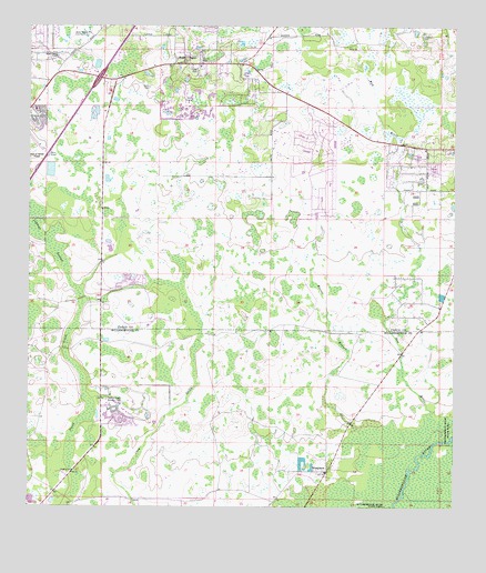 Wesley Chapel, FL USGS Topographic Map