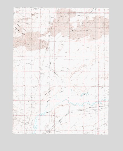 Weso, NV USGS Topographic Map