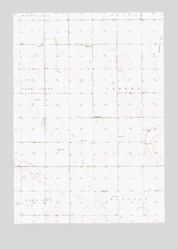 Wessington SE, SD USGS Topographic Map