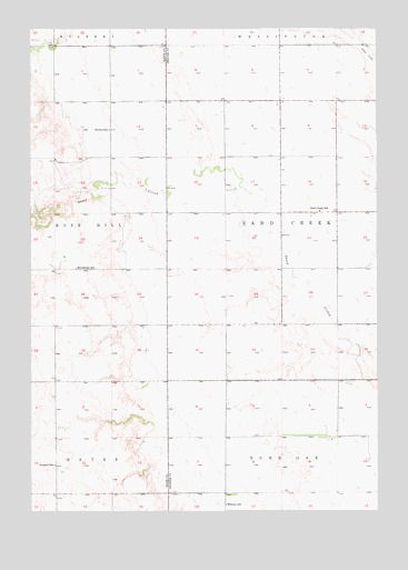 Wessington SW, SD USGS Topographic Map