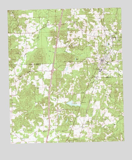 Wesson, MS USGS Topographic Map