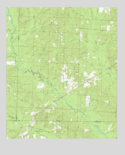 Wesson SW, AR USGS Topographic Map