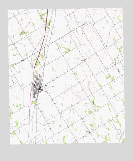West, TX USGS Topographic Map