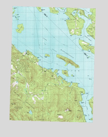 West Alton, NH USGS Topographic Map