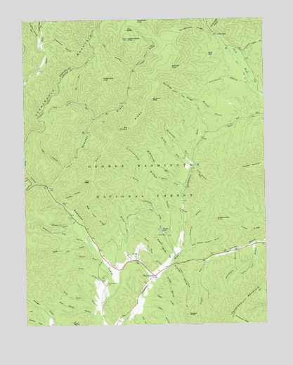 West Augusta, VA USGS Topographic Map