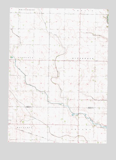 West Bend NE, IA USGS Topographic Map