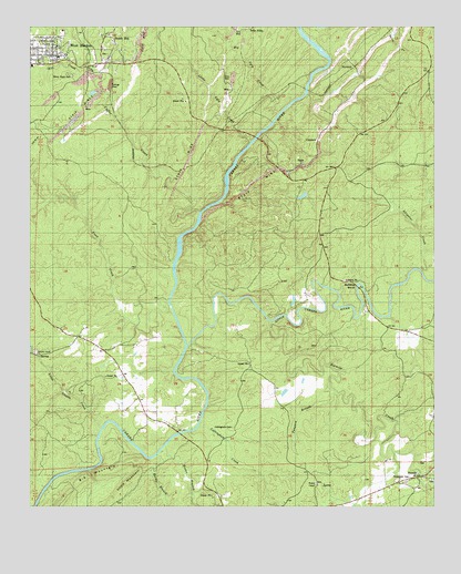 West Blocton East, AL USGS Topographic Map