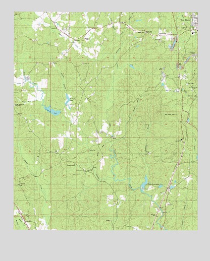 West Blocton West, AL USGS Topographic Map