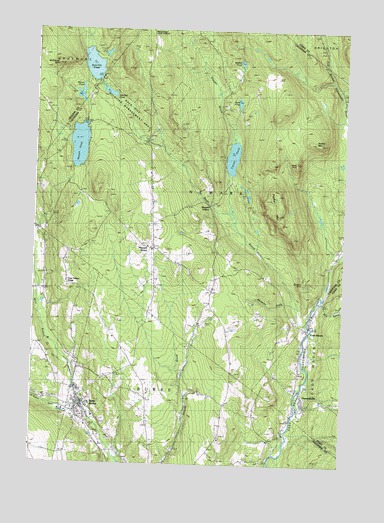 West Burke, VT USGS Topographic Map