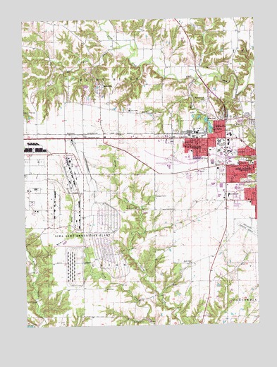 West Burlington, IA USGS Topographic Map