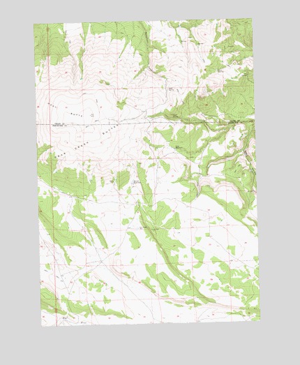 West Butte, OR USGS Topographic Map