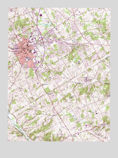 West Chester, PA USGS Topographic Map