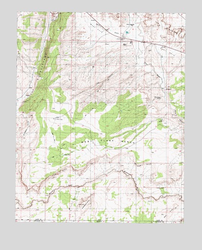 West Clark Bench, UT USGS Topographic Map