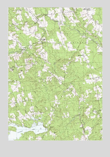 West Corinth, ME USGS Topographic Map