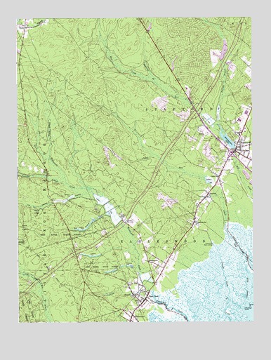 West Creek, NJ USGS Topographic Map