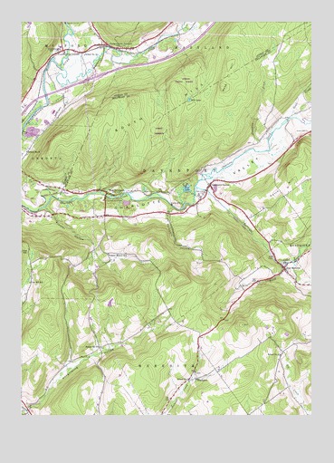 West Davenport, NY USGS Topographic Map