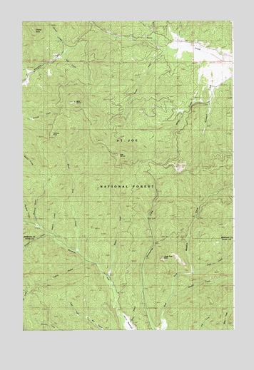 West Dennis, ID USGS Topographic Map