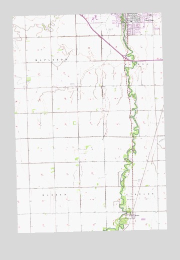 West Fargo South, ND USGS Topographic Map