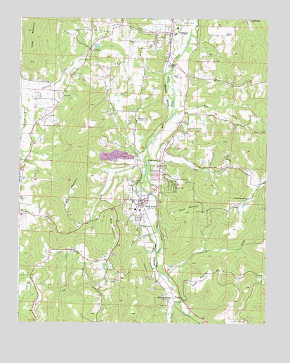 West Fork, AR USGS Topographic Map