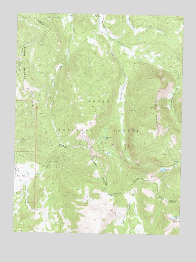 West Fork Lake, CO USGS Topographic Map