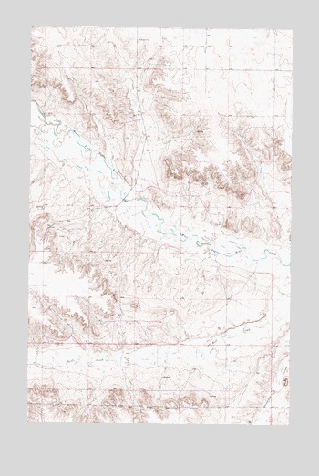 West Fork NE, MT USGS Topographic Map