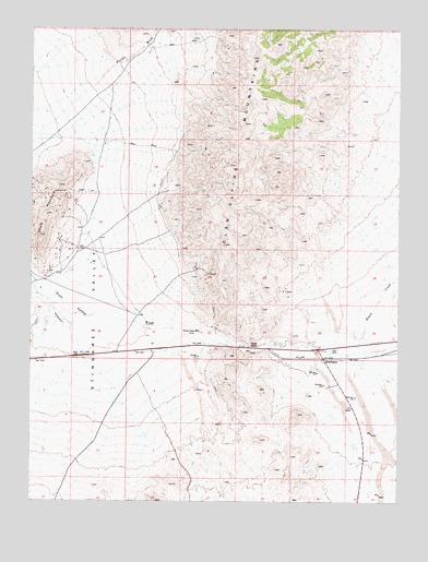 West Gate, NV USGS Topographic Map