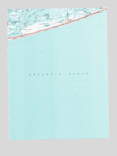 West Gilgo Beach, NY USGS Topographic Map