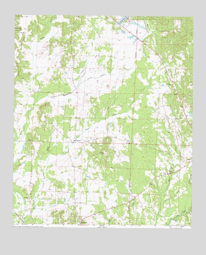 West Greene, AL USGS Topographic Map