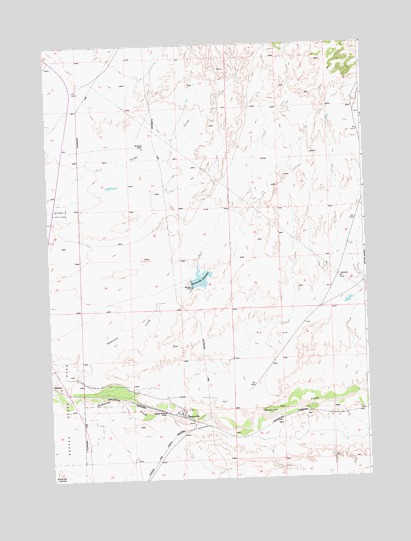 Bonneville, WY USGS Topographic Map