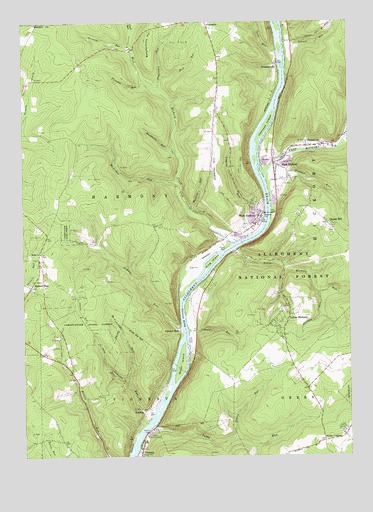 West Hickory, PA USGS Topographic Map