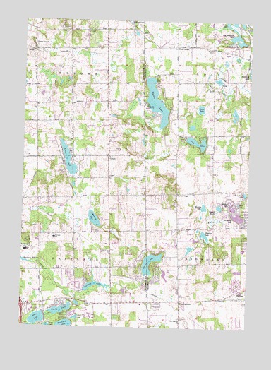 West Highland, MI USGS Topographic Map