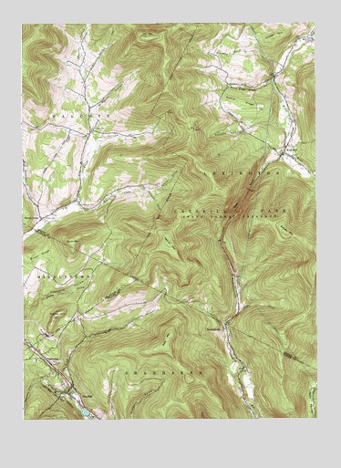 West Kill, NY USGS Topographic Map