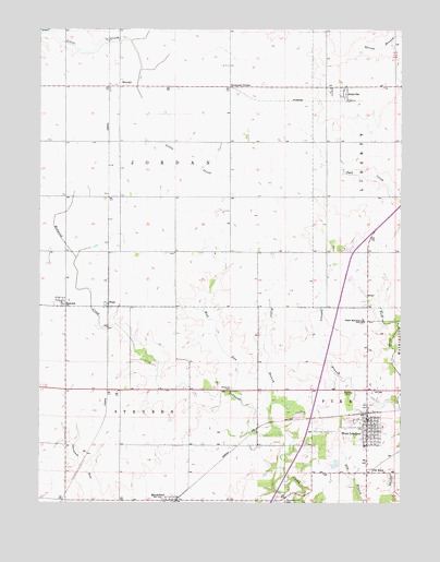 West Lebanon, IN USGS Topographic Map