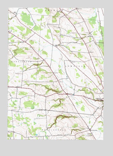 West Lowville, NY USGS Topographic Map