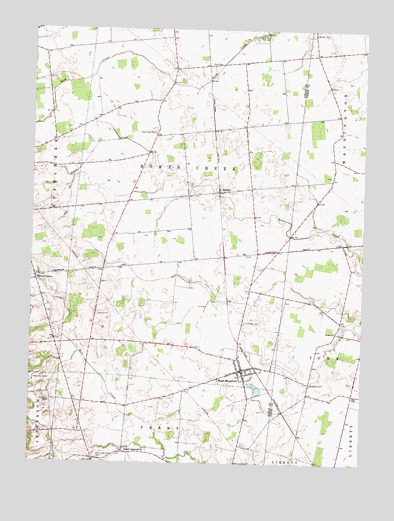 West Mansfield, OH USGS Topographic Map
