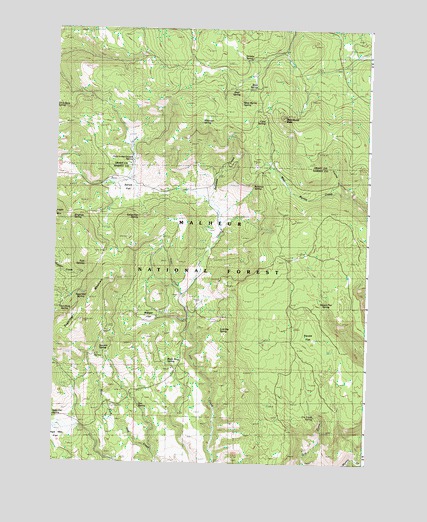 West Myrtle Butte, OR USGS Topographic Map