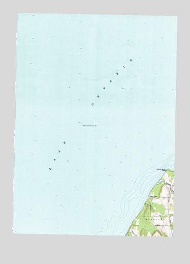 West Ninemile Point, NY USGS Topographic Map