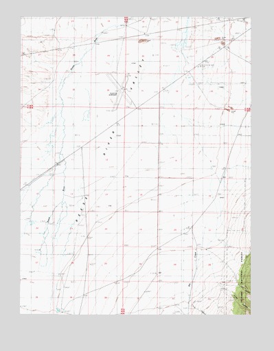 West of Austin, NV USGS Topographic Map